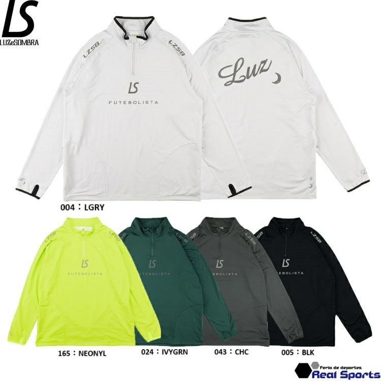 LUZeSOMBRA ルースイソンブラ】ジュニア 24FW Jr LS 2WAY HALF ZIP TOP