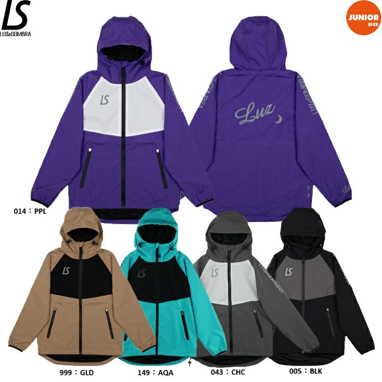 【入手困難】JS × LUZ NYLON TAFTA TRACK TOP LUZeSOMBRA ルースイソンブラ ジュニア JR STRETCH TAFTA MESH JKT
