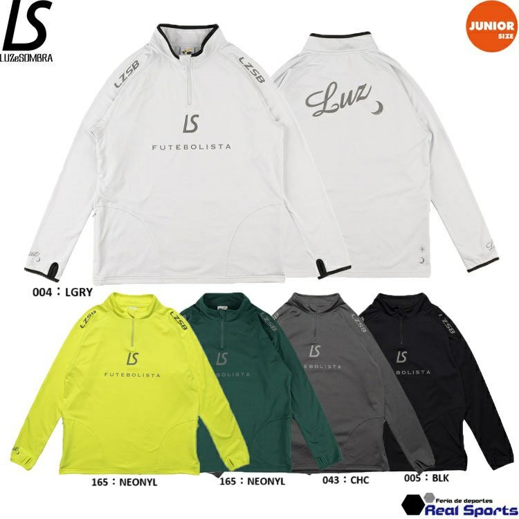 LUZeSOMBRA ルースイソンブラ】ジュニア 24FW Jr LS 2WAY HALF ZIP TOP