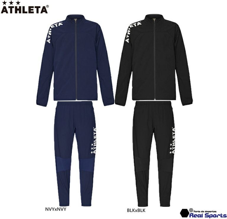 ATHLETA アスレタ 裏地付きストレッチウィンドウォームJK & PT 02400