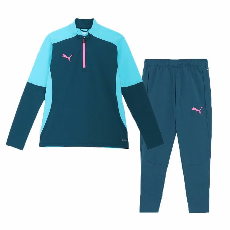 PUMA プーマ INDIVIDUALCUP 1/4ジップトップ ＆ TRパンツ 上下セット