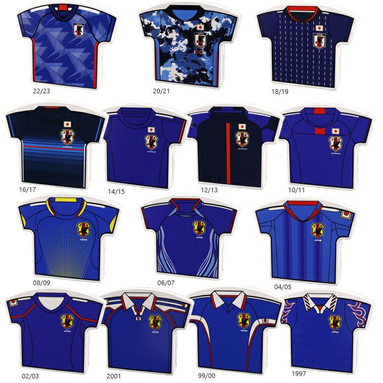 オフィシャル ライセンスグッズ】JFA ユニフォーム型クリップ