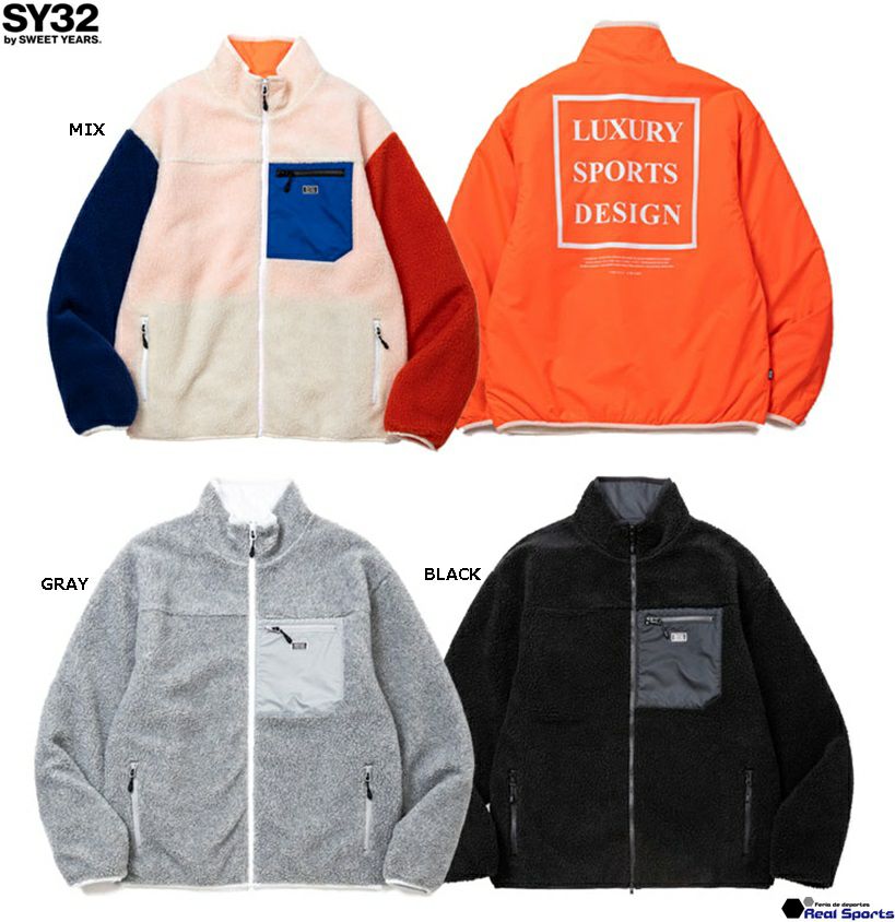 SY32 by SWEET YEARS】24FW REVERSIBLE SHEEP BOA JK 14551 | 【公式