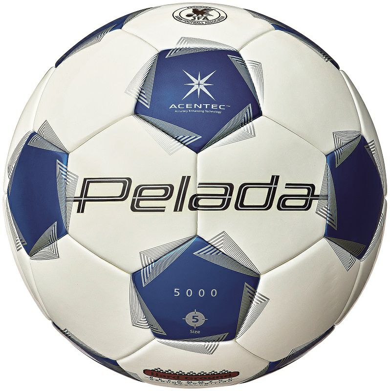 molten モルテン サッカーボール 5号球 ペレーダ4000 白x青 F5K4000