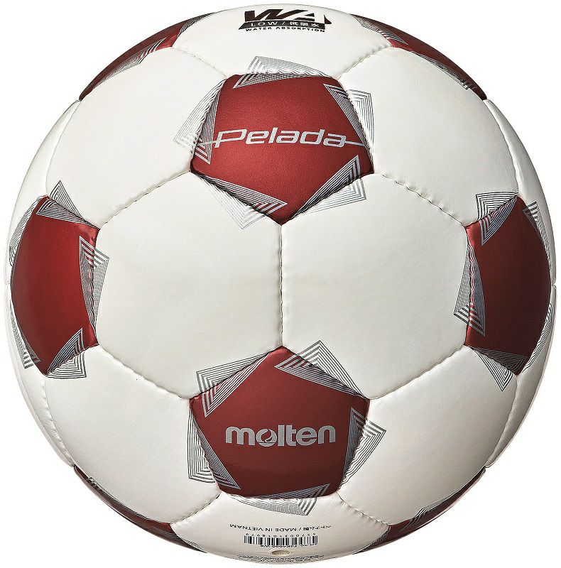 molten モルテン サッカーボール 4号球 ペレーダ4000 白x赤 F4K4000