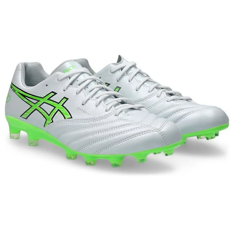 asics アシックス DS LIGHT X-FLY 6 WHITE/GREEN GECKO 1101A076 100