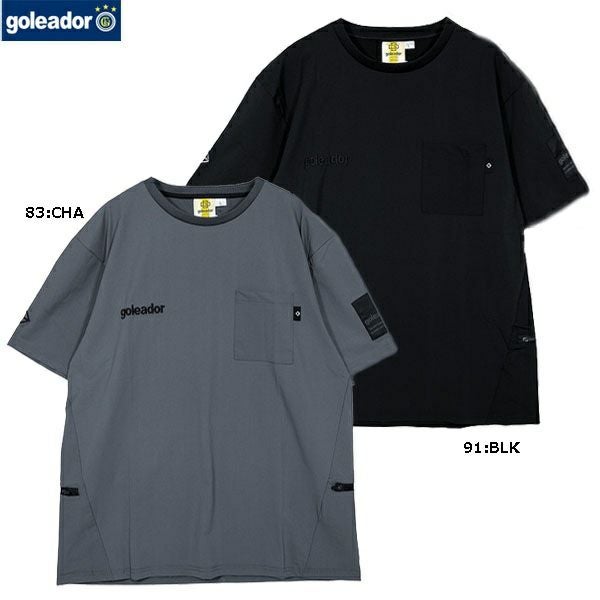 goleador ゴレアドール 昇華Leaf柄プリント プラクティスTシャツ 25SS