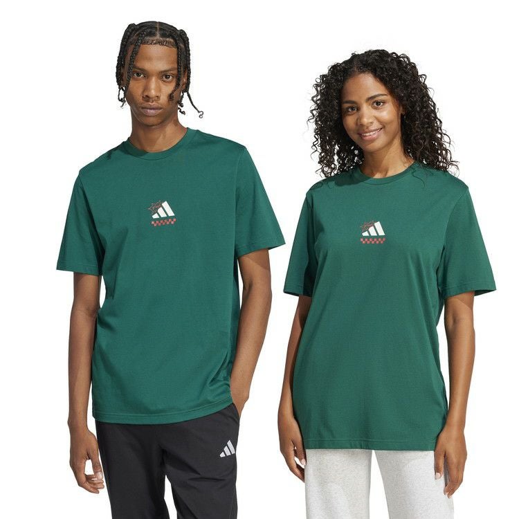 adidas アディダス PIZZA グラフィック Tシャツ グリーン KPJ92 JJ4017