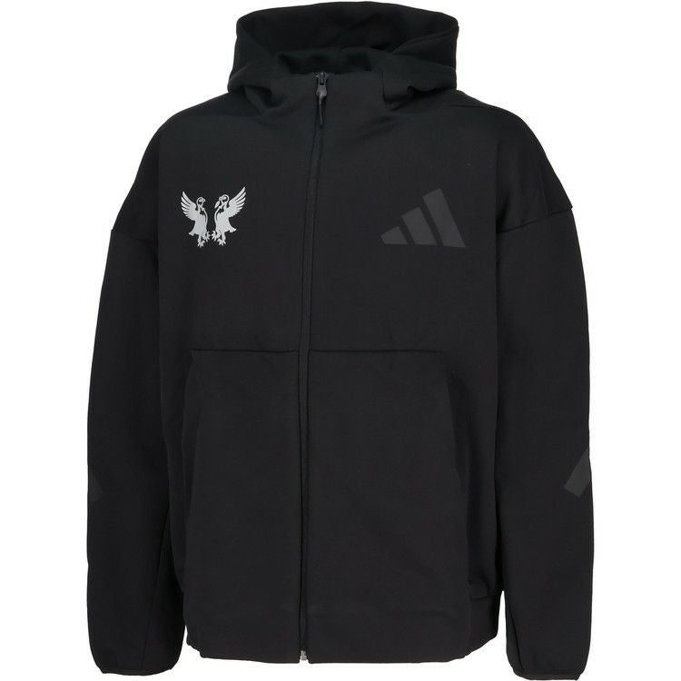 adidas アディダス 松本山雅FC Z.N.E フルジップ フーディー グリーン