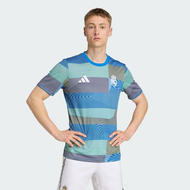 adidas アディダス 25/26 レアルマドリード プレマッチシャツ jzu84