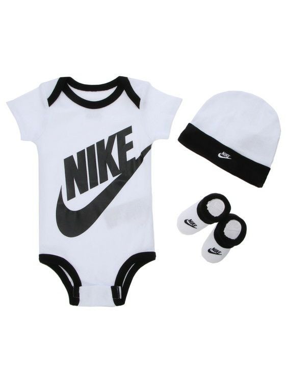 NIKE ナイキ FUTIRA LOGO ベビー3点セット 0-6M 6-12M LN0073-001
