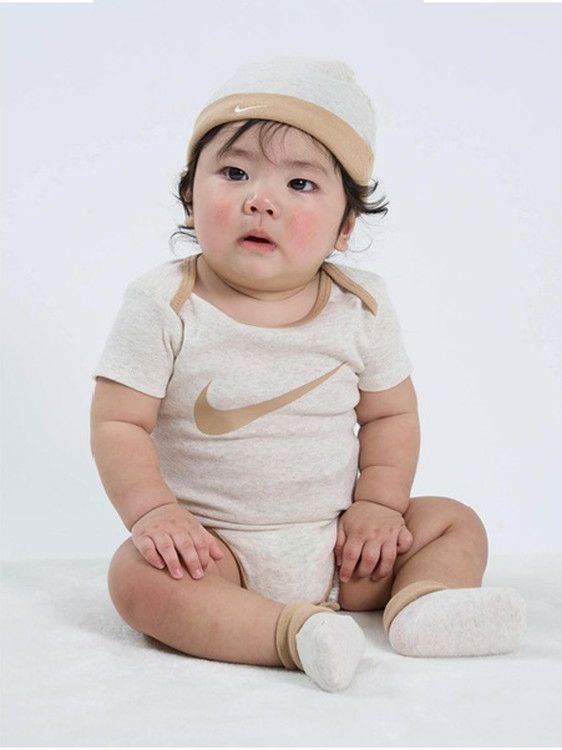 NIKE ナイキ HAT SUIT BOOTIE ベビー3点セット 0-6M 6-12M LN0072-W67