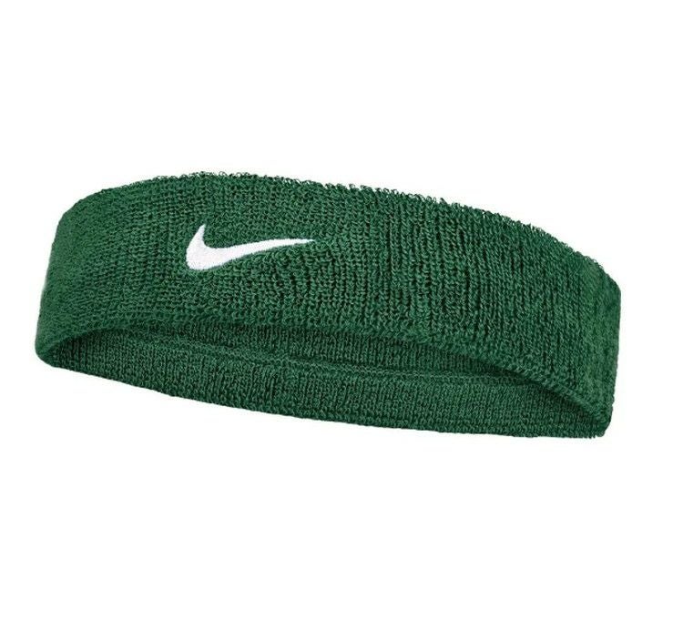 【入手困難】ナイキ　メッシュベスト　刺繍スウッシュロゴ　カーキグリーン NIKE ナイキ スウッシュ クラシック ヘッドバンド ブラック/ホワイト