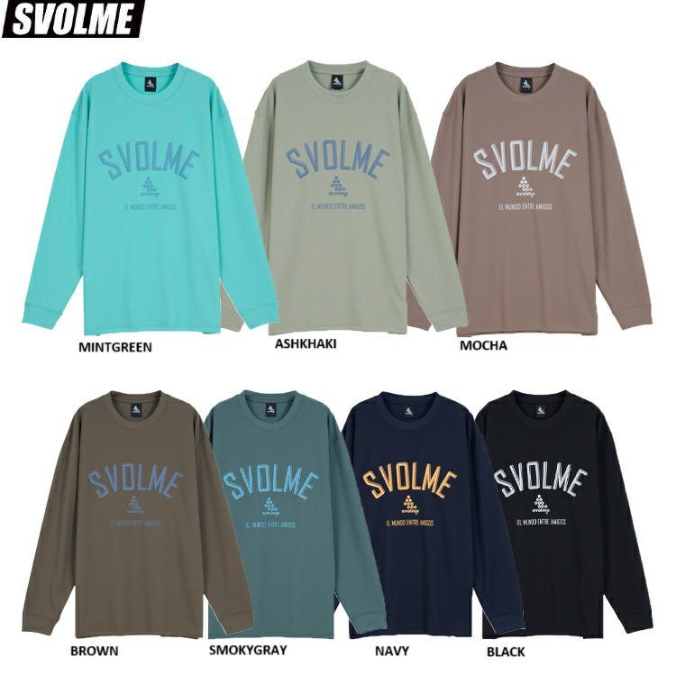 SVOLME スボルメ URBSロゴロングプラT SDG 25AW 1253-46300 長袖