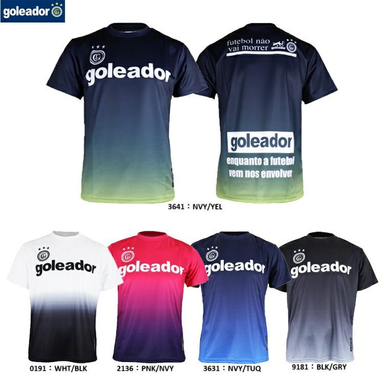 goleador ゴレアドール 昇華Leaf柄プリント プラクティスTシャツ 25SS