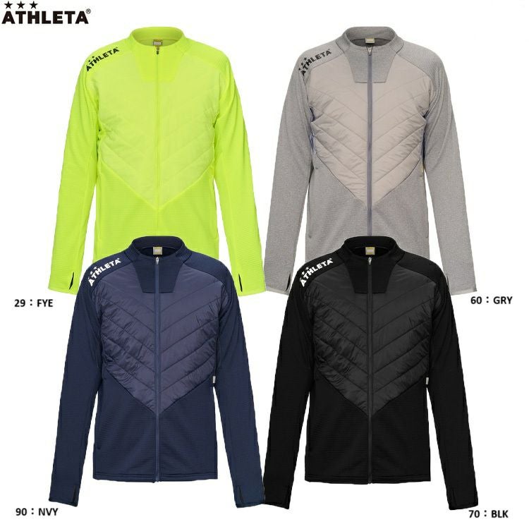 ATHLETA アスレタ】24AW グリッド起毛パディングTRジャケット 04162