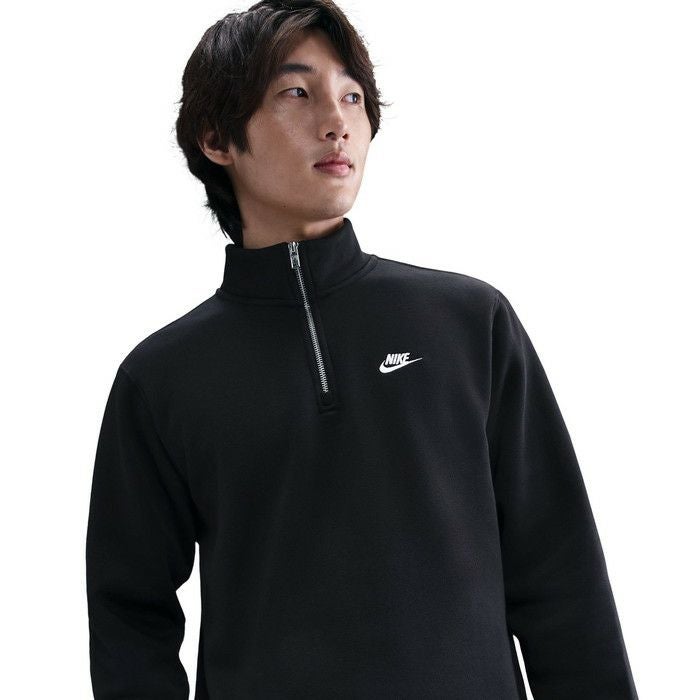NIKE ナイキ NSW クラブ BB ハーフジップトップ ブラック fn3865-010