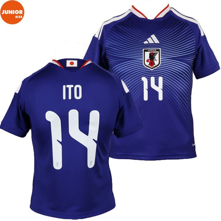 adidas アディダス】＃14 伊東純也 キッズ サッカー 日本代表 2024