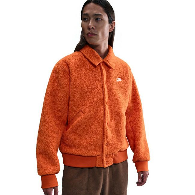 NIKE ナイキ NSW クラブ High-Pile フリースコーチジャケット ブラック
