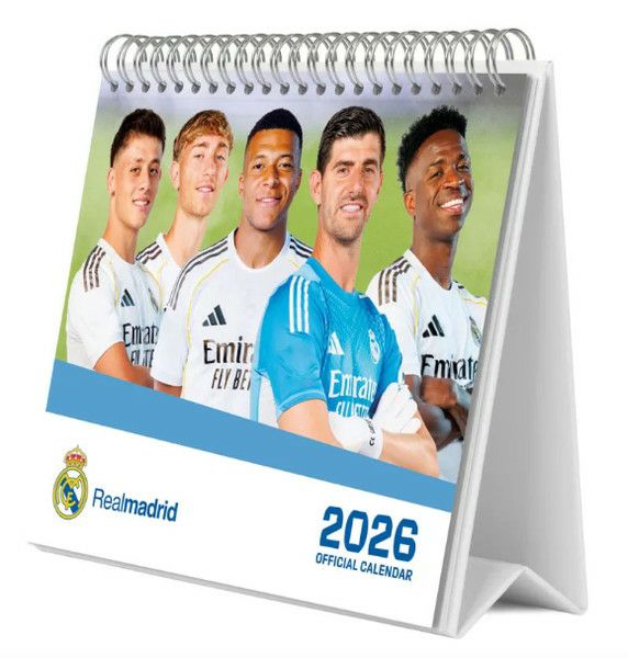 オフィシャル ライセンスグッズ】2026年 レアルマドリード 卓上