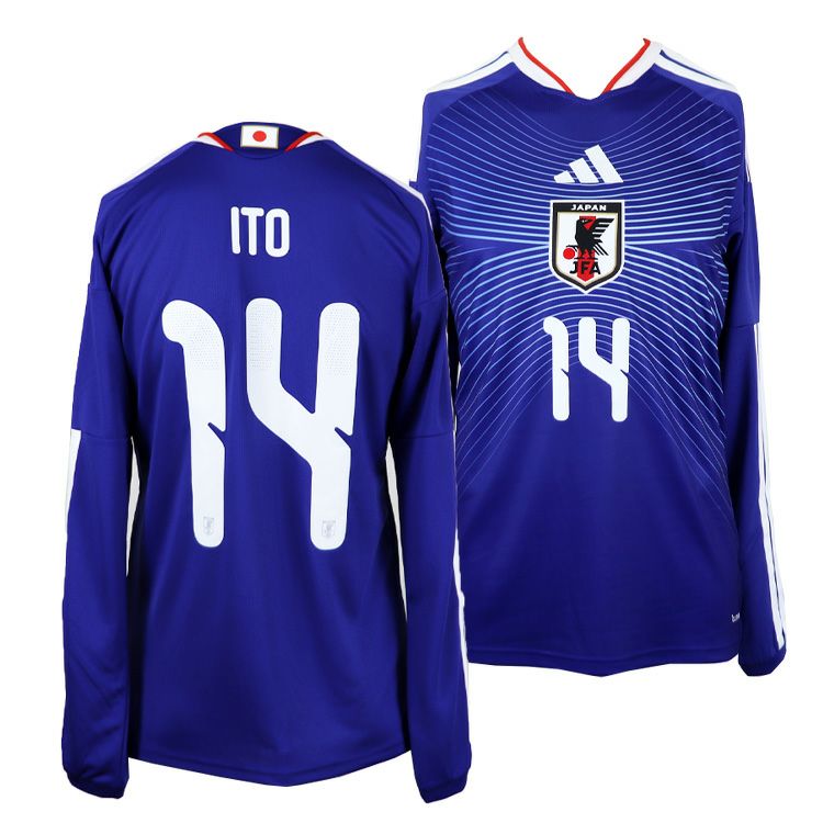 adidas アディダス】＃14 伊東純也 キッズ サッカー 日本代表 2024