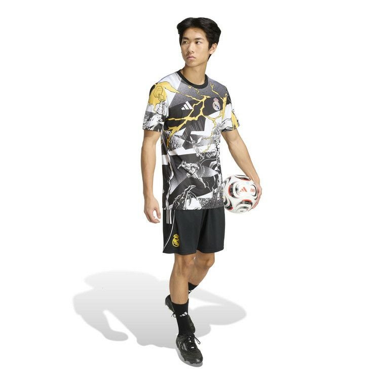 adidas アディダス 25/26 レアルマドリード REAL X MARVEL プレマッチ