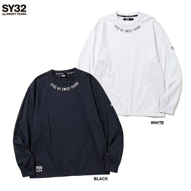 SY32 by SWEET YEARS ｴｽﾜｲｻｰﾃｨﾄｩｰ ﾊﾞｲ ｽｳｨｰﾄｲﾔｰｽﾞ NECK DESIGN TEE