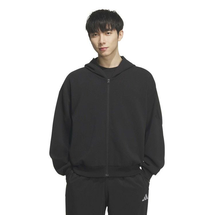 adidas アディダス M ASZN SOFTLUX フルジップスウェットフーディー