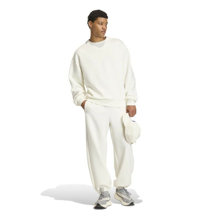 adidas アディダス M ASZN SOFTLUX クルースウェット オフホワイト