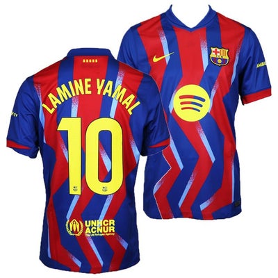 バルセロナヤマルユニフォーム ヤマル 子供 ラミン・ヤマル FCバルセロナ ジュニア UCL ホーム Bar a Official Store