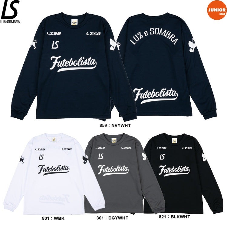 LUZeSOMBRA ルースイソンブラ ジュニア Jr FUTEBOL ZION L/S PRA-SHIRT