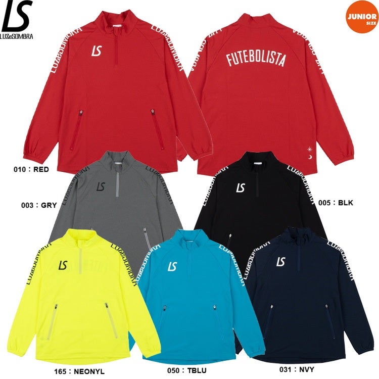 LUZeSOMBRA ルースイソンブラ ジュニア Jr LS DRY HALF ZIP 26SS