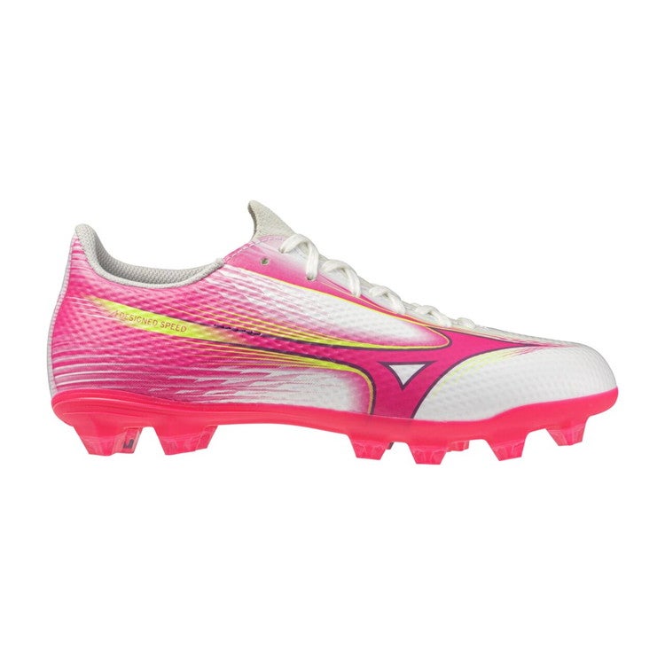 MIZUNO ミズノ ミズノアルファ 3 SELECT Jr ホワイト×ピンク