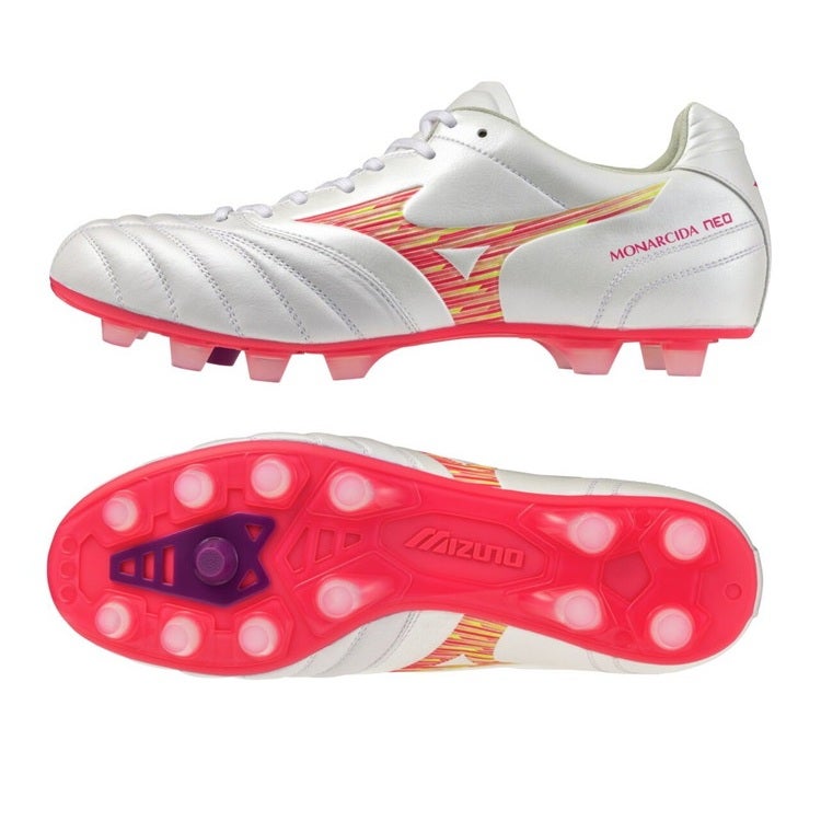 新品　超大特価　ミズノ　モナルシーダ ネオ 3 エリート　ホワイト×レッド MIZUNO ミズノ モナルシーダ ネオ 3 WIDE ELITE スーパーホワイト