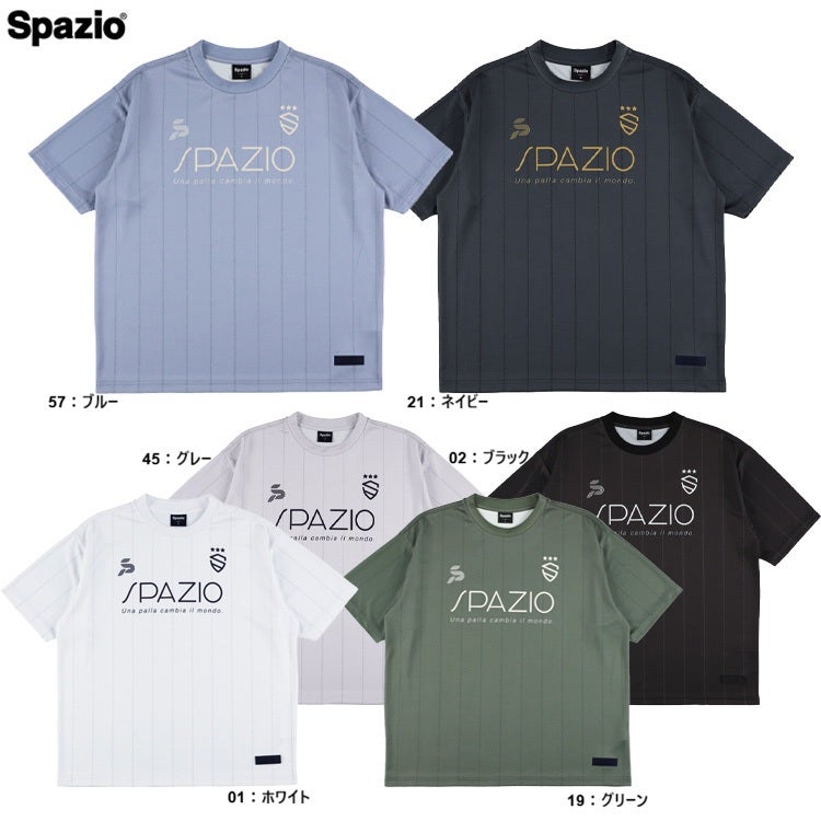 Spazio スパッツィオ ストライプオーバーサイズプラTシャツ 26SS ge