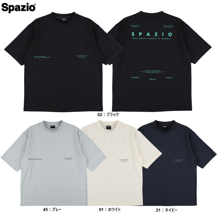Spazio スパッツィオ ストライプオーバーサイズプラTシャツ 26SS ge