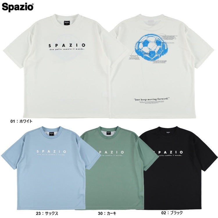 Spazio スパッツィオ バックボールオーバーサイズプラTシャツ 26SS ge