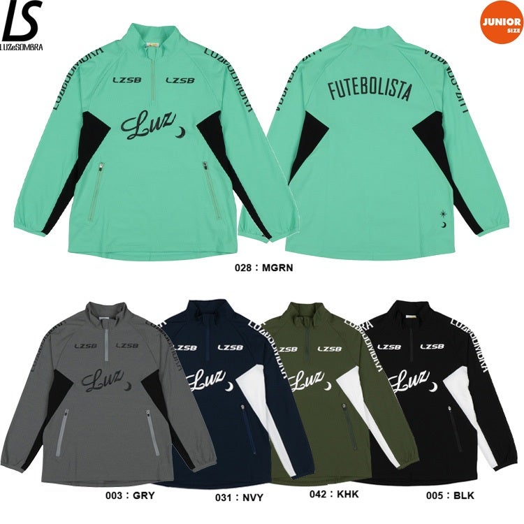 LUZeSOMBRA ルースイソンブラ Jr LS LOGO DRY HALFZIP 26SS l2261013