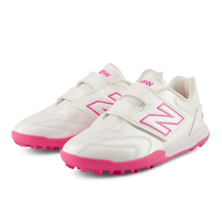 New Balance ニューバランス 442 TEAM JNR HG ホワイト ピンク