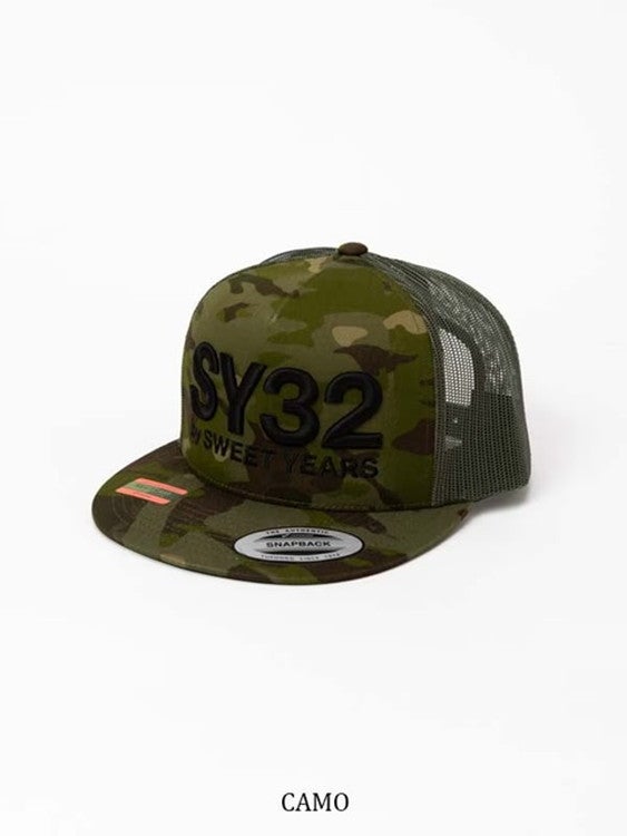 SY32 by SWEET YEARS ｴｽﾜｲｻｰﾃｨﾄｩｰ ﾊﾞｲ ｽｳｨｰﾄｲﾔｰｽﾞ 3D LOGO CAMO MESH
