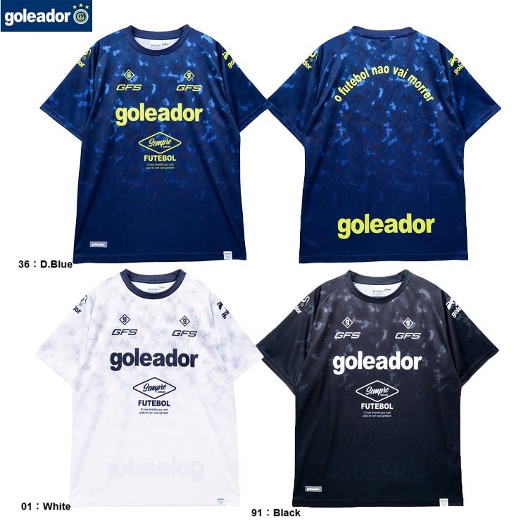 goleador ゴレアドール フォッグ柄プラクティスシャツ 26SS g2680