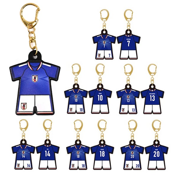 オフィシャル ライセンスグッズ JFA 2026 ユニフォーム型ラバー
