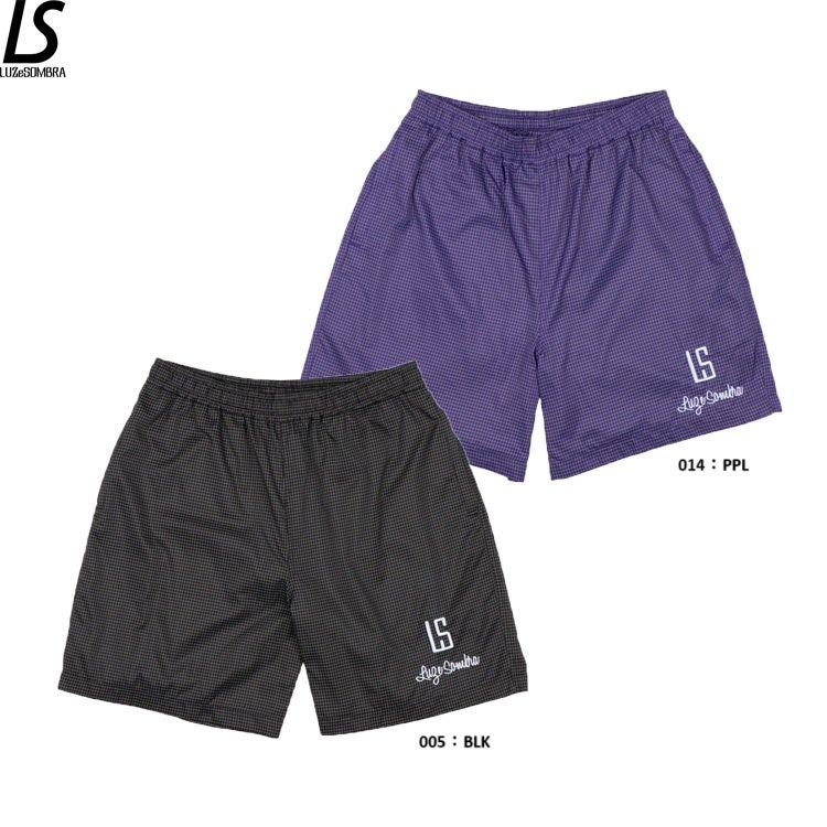 LUZeSOMBRA ルースイソンブラ OAO PLAID NYLON SHORTS 25FW l1252304