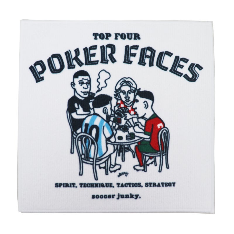 soccer junky サッカージャンキー ミニタオル PORKER FACES jr26d54