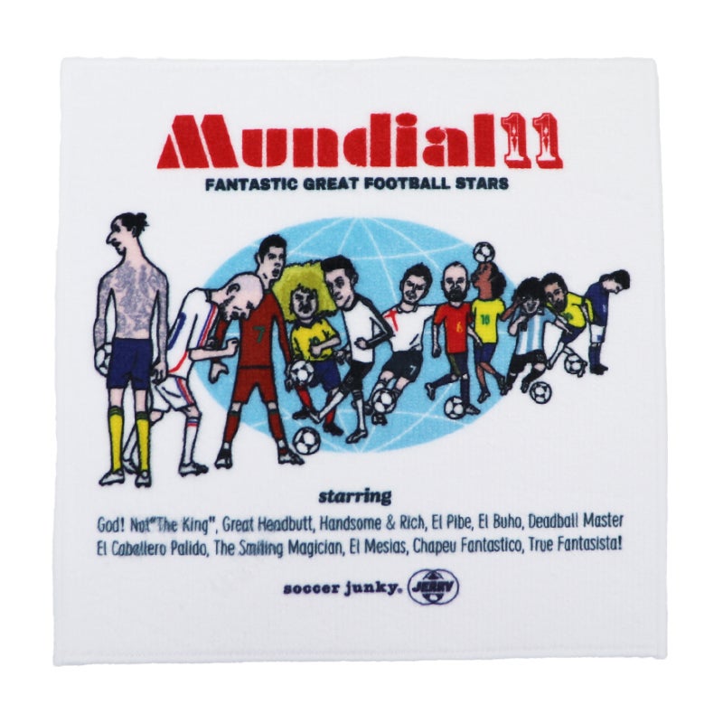 soccer junky サッカージャンキー ミニタオル MUNDIAL11+B jr26d24