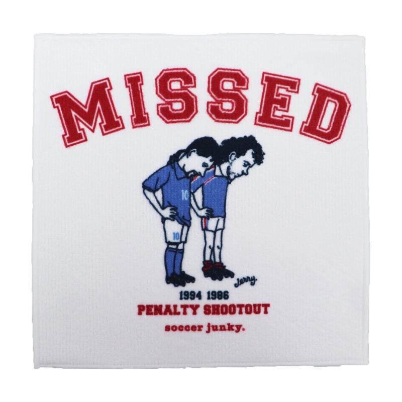 soccer junky サッカージャンキー ミニタオル MISSED jr26c54 JERRY