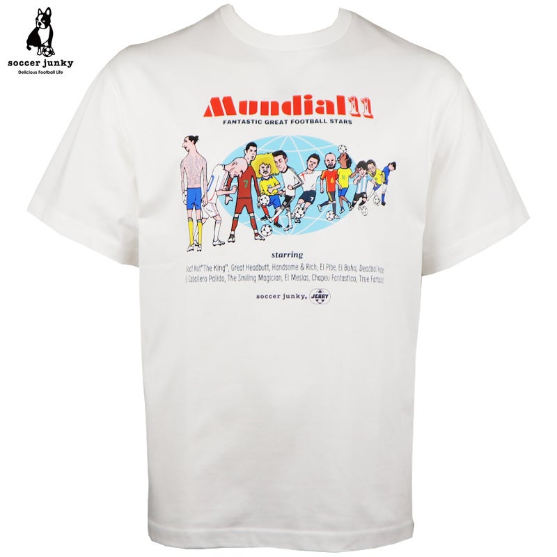 soccer junky サッカージャンキー プレミアム S/S TEE MUNDIAL11+B