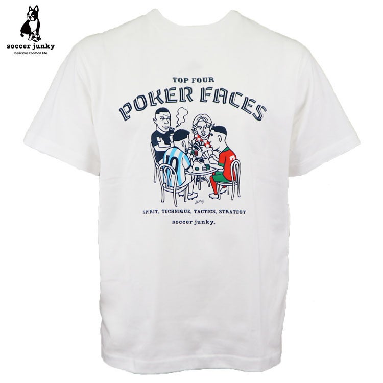soccer junky サッカージャンキー プレミアム S/S TEE PORKER FACES