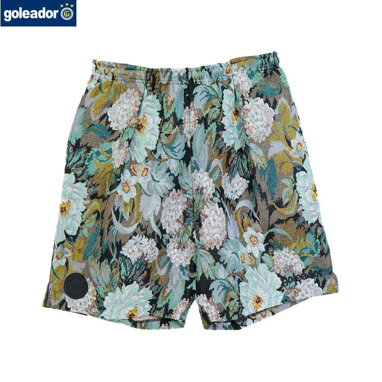 goleador ゴレアドール 花柄ゴブラン 1タック ショートパンツ 26SS gd