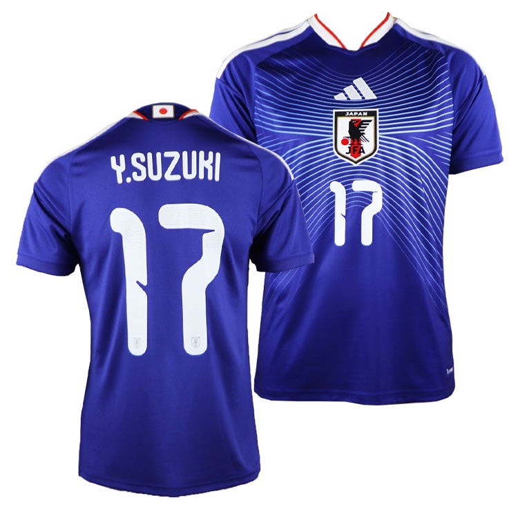 17 鈴木唯人 adidas アディダス サッカー 日本代表2026ホーム レプリカ